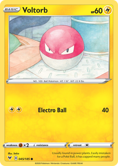 Voltorb #45 Voltorb - Vivid Voltage - #45 - Pokemon TCG card