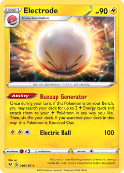 Electrode #46 Electrode - Vivid Voltage - #46 - Pokemon TCG card