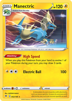 Manectric #52 Manectric - Vivid Voltage - #52 - Pokemon TCG card