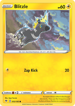 Blitzle - Vivid Voltage - #53 - Pokemon TCG card