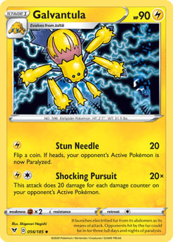 Galvantula #56 Galvantula - Vivid Voltage - #56 - Pokemon TCG card