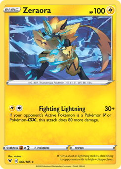 Zeraora #61 Zeraora - Vivid Voltage - #61 - Pokemon TCG card
