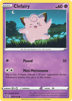 Clefairy - Vivid Voltage - #63 - Pokemon TCG card