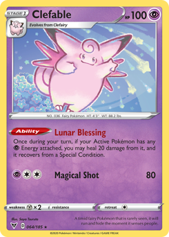 Clefable - Vivid Voltage - #64 - Pokemon TCG card