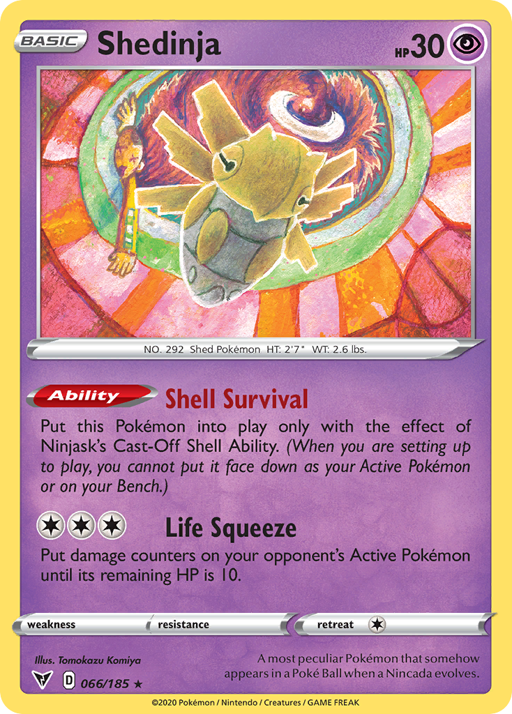 Shedinja - Vivid Voltage - #66 - Pokemon TCG card