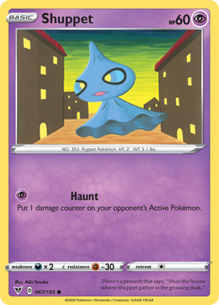 Shuppet - Vivid Voltage - #67 - Pokemon TCG card