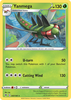 Yanmega - Vivid Voltage - #7 - Pokemon TCG card