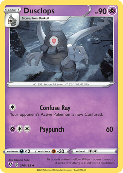 Dusclops #70 Dusclops - Vivid Voltage - #70 - Pokemon TCG card