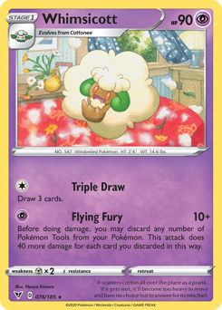 Whimsicott #76 Whimsicott - Vivid Voltage - #76 - Pokemon TCG card