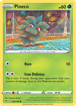 Pineco #8 Pineco - Vivid Voltage - #8 - Pokemon TCG card