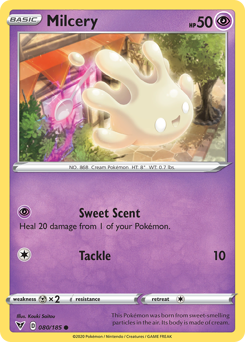 Milcery #80 Milcery - Vivid Voltage - #80 - Pokemon TCG card