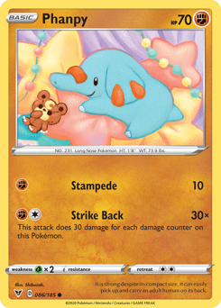 Phanpy - Vivid Voltage - #86 - Pokemon TCG card