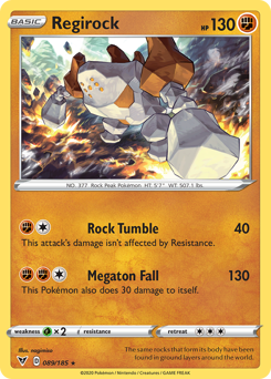 Regirock - Vivid Voltage - #89 - Pokemon TCG card