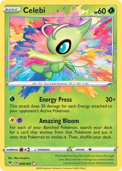 Celebi - Vivid Voltage - #9 - Pokemon TCG card