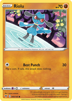 Riolu - Vivid Voltage - #90 - Pokemon TCG card