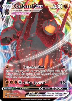 Coalossal VMAX - Vivid Voltage - #99 - Pokemon TCG card