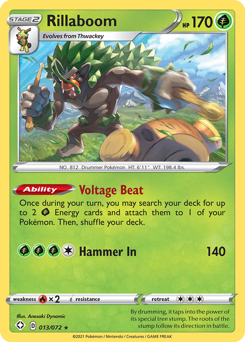 Rillaboom - Shining Fates - #13 - Pokemon TCG card