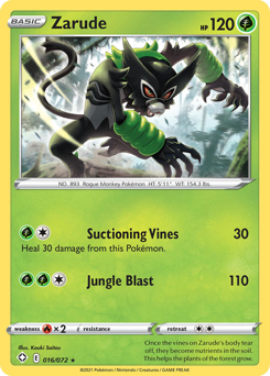 Zarude #16 Zarude - Shining Fates - #16 - Pokemon TCG card