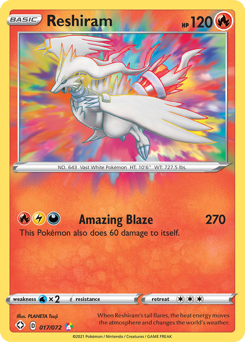 Reshiram #17 Reshiram - Shining Fates - #17 - Pokemon TCG card