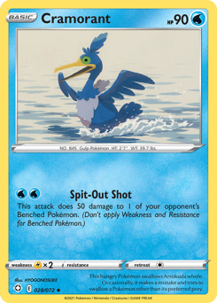 Cramorant - Shining Fates - #28 - Pokemon TCG card