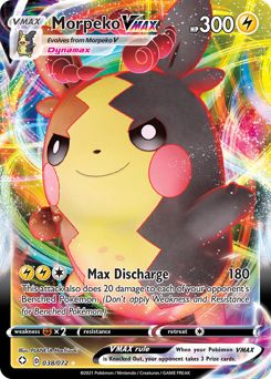 Morpeko VMAX - Shining Fates - #38 - Pokemon TCG card