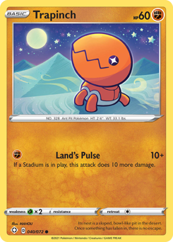 Trapinch #40 Trapinch - Shining Fates - #40 - Pokemon TCG card