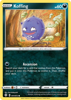 Koffing #41 Koffing - Shining Fates - #41 - Pokemon TCG card