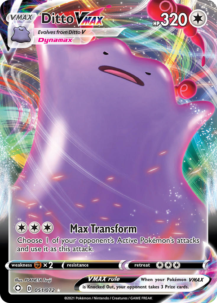 Ditto VMAX - Shining Fates - #51 - Pokemon TCG card