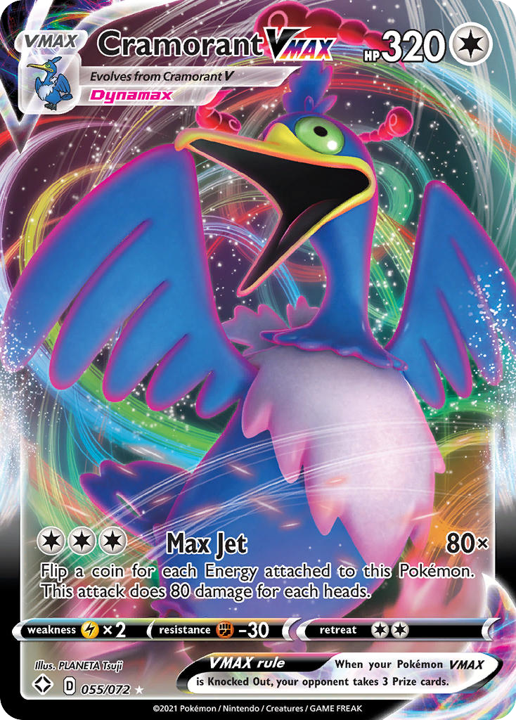Cramorant VMAX - Shining Fates - #55 - Pokemon TCG card