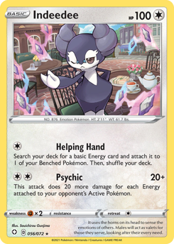 Indeedee #56 Indeedee - Shining Fates - #56 - Pokemon TCG card
