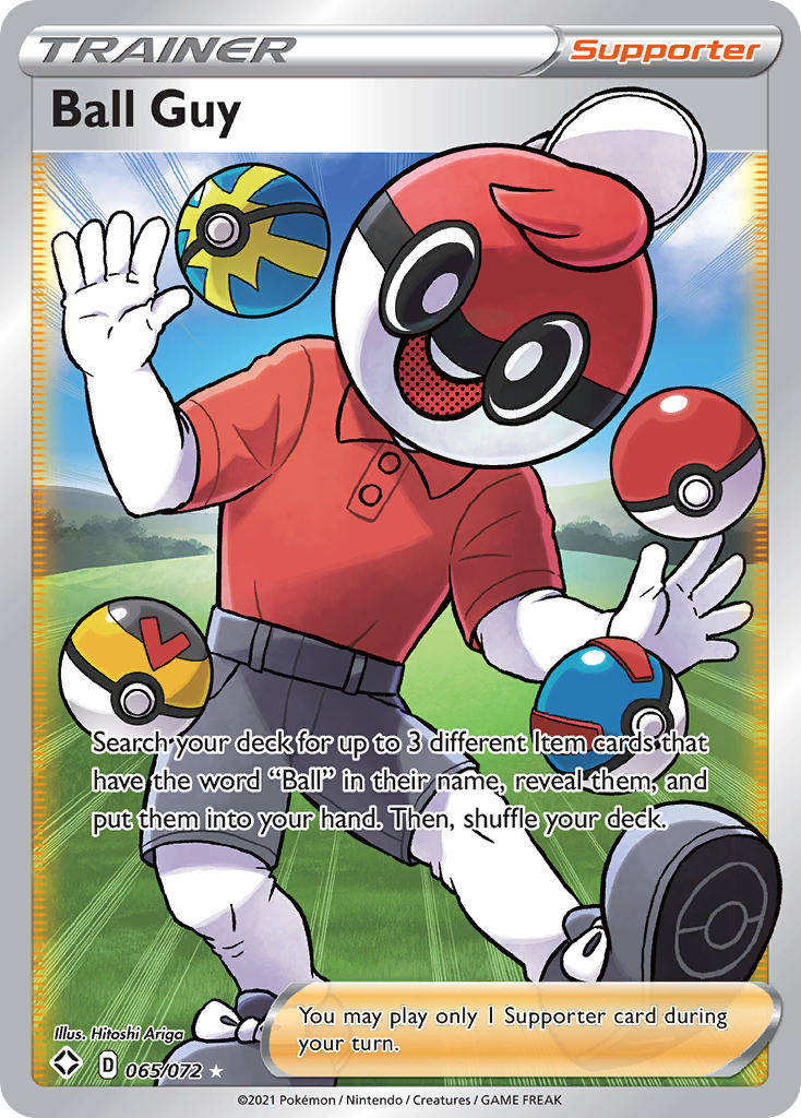 Ball Guy - Shining Fates - #65 - Pokemon TCG card