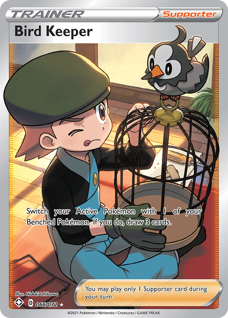 Bird Keeper - Shining Fates - #66 - Pokemon TCG card