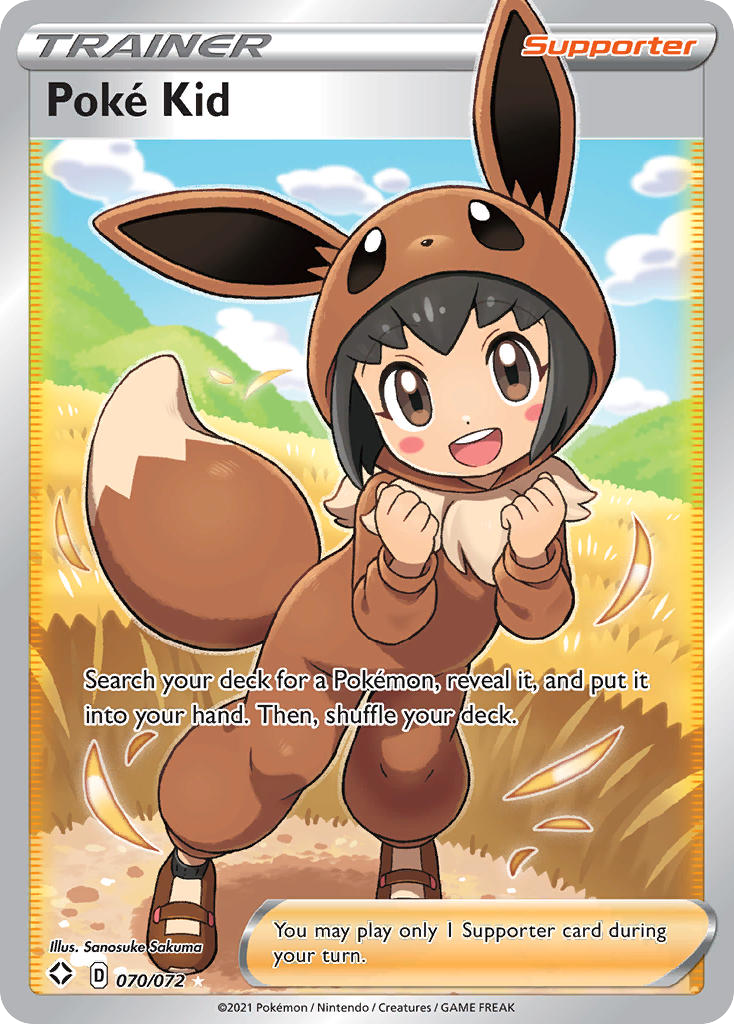 Poké Kid - Shining Fates - #70 - Pokemon TCG card