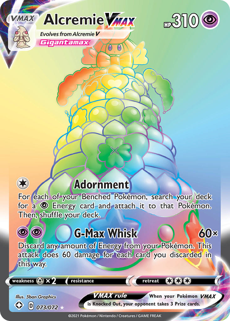 Alcremie VMAX - Shining Fates - #73 - Pokemon TCG card