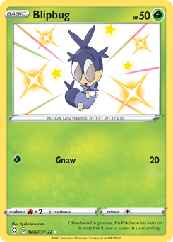 Blipbug #SV007 Blipbug - Shining Fates Shiny Vault - #SV007 - Pokemon TCG card