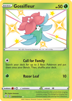 Gossifleur #SV010 Gossifleur - Shining Fates Shiny Vault - #SV010 - Pokemon TCG card