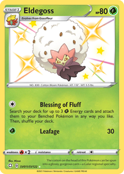 Eldegoss #SV011 Eldegoss - Shining Fates Shiny Vault - #SV011 - Pokemon TCG card