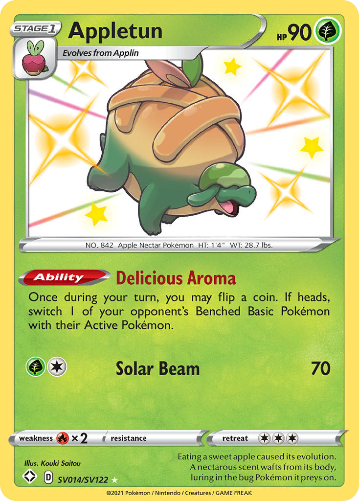 Appletun - Shining Fates Shiny Vault - #SV014 - Pokemon TCG card