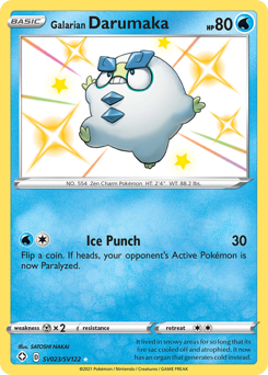 Galarian Darumaka #SV023 Galarian Darumaka - Shining Fates Shiny Vault - #SV023 - Pokemon TCG card