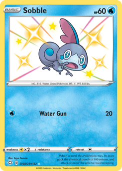 Sobble #SV025 Sobble - Shining Fates Shiny Vault - #SV025 - Pokemon TCG card