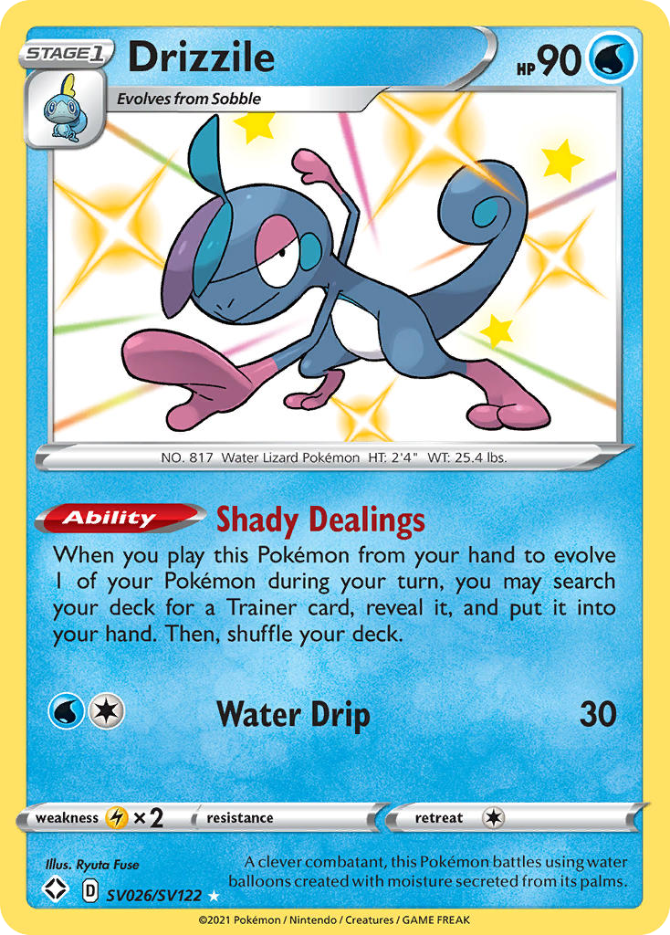 Drizzile - Shining Fates Shiny Vault - #SV026 - Pokemon TCG card