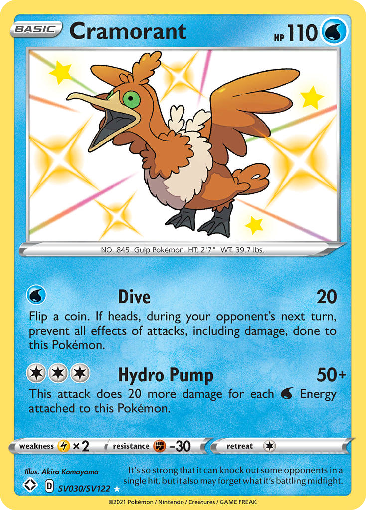 Cramorant - Shining Fates Shiny Vault - #SV030 - Pokemon TCG card