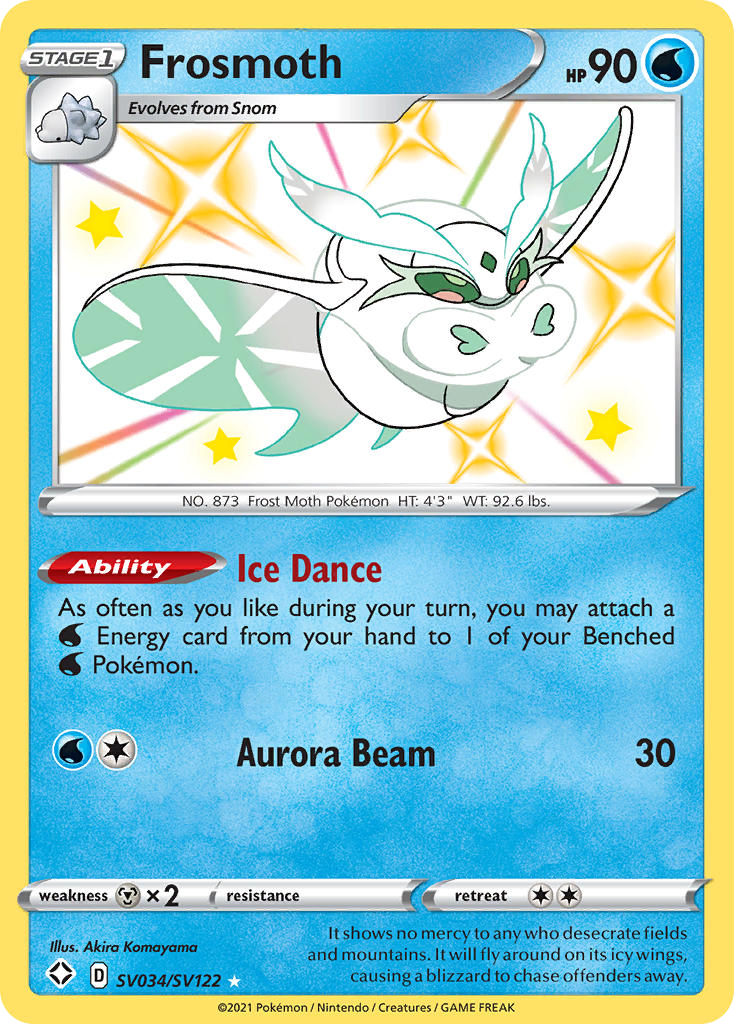 Frosmoth - Shining Fates Shiny Vault - #SV034 - Pokemon TCG card