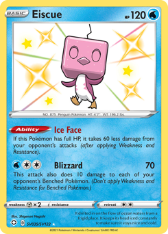 Eiscue #SV035 Eiscue - Shining Fates Shiny Vault - #SV035 - Pokemon TCG card