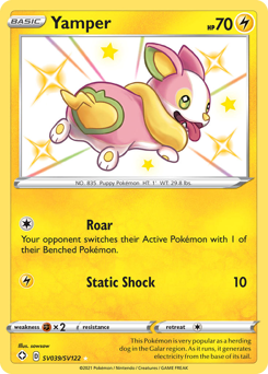 Yamper #SV039 Yamper - Shining Fates Shiny Vault - #SV039 - Pokemon TCG card