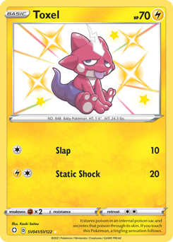 Toxel #SV041 Toxel - Shining Fates Shiny Vault - #SV041 - Pokemon TCG card
