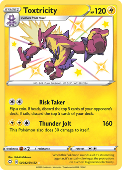 Toxtricity #SV042 Toxtricity - Shining Fates Shiny Vault - #SV042 - Pokemon TCG card