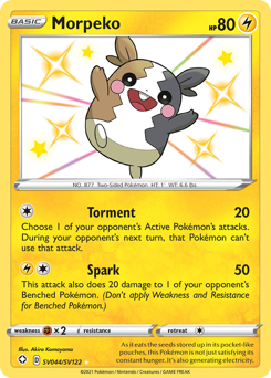 Morpeko - Shining Fates Shiny Vault - #SV044 - Pokemon TCG card