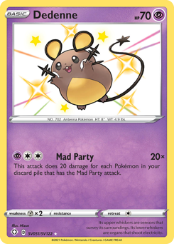 Dedenne #SV051 Dedenne - Shining Fates Shiny Vault - #SV051 - Pokemon TCG card