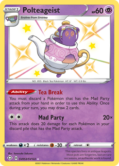 Polteageist #SV053 Polteageist - Shining Fates Shiny Vault - #SV053 - Pokemon TCG card